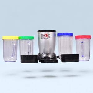 Magic Bullet Mini Blender Model MB1001 - Black w/ Accessories - Tested & Working